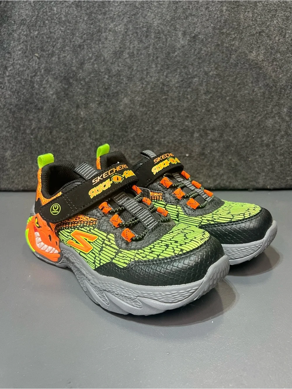Skechers Skech-O-Saurus - Dino-Lights Boys Sneakers Size 1